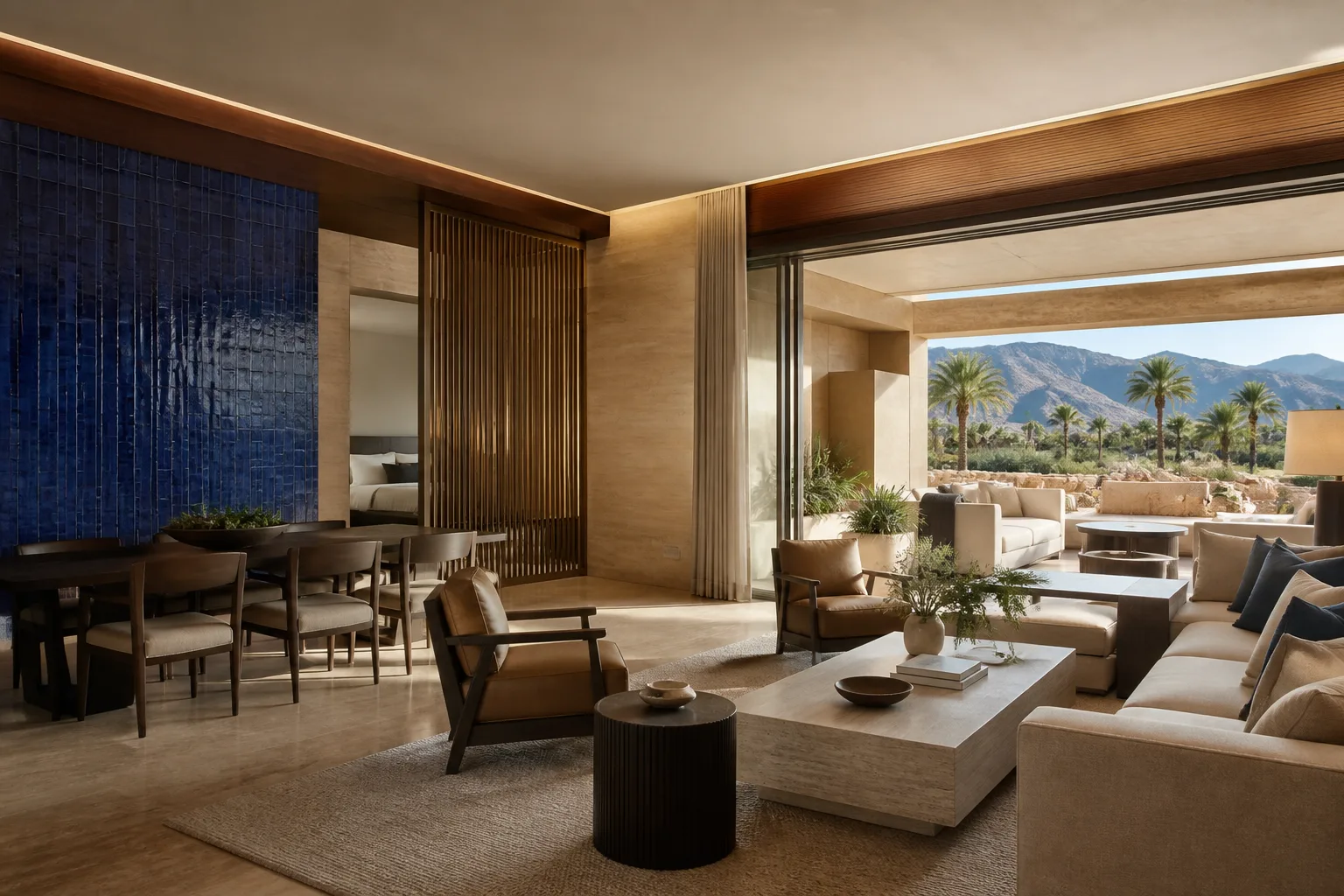 Mesa Suite living and dining room
